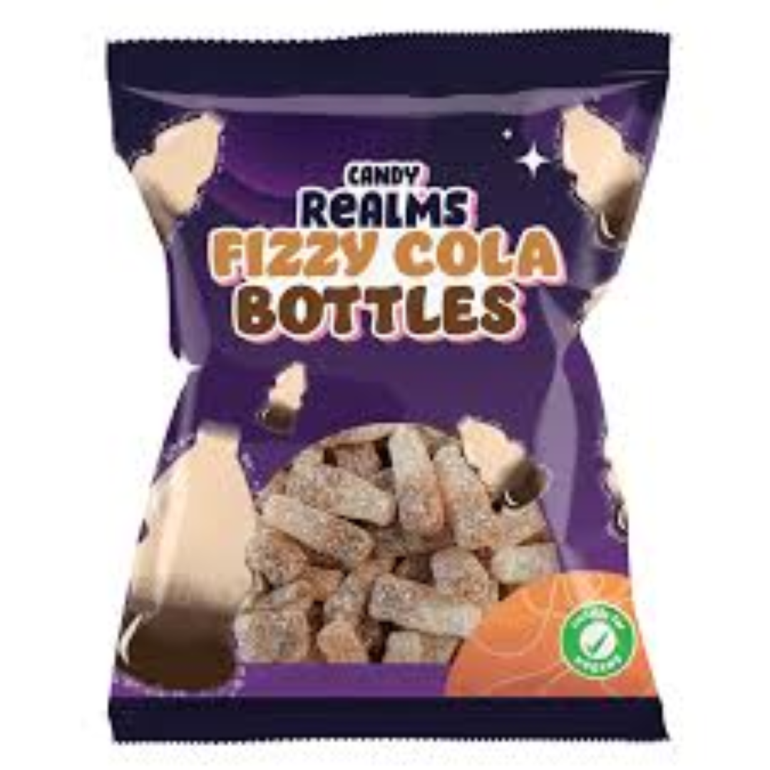 CANDY REALMS FIZZY COLA BTL 190G